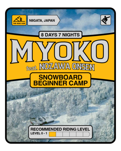 Myoko Snowboard Beginner Camp 24/25 Week 11