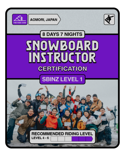 Aomori Level 1 SBINZ Instructor Camp 24/25